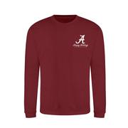 Alabama Festive Elephant Holiday Fleece Crew